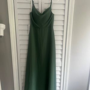 Azazie Daenerys bridesmaid dress in Eucalyptus custom size 2-4 never worn